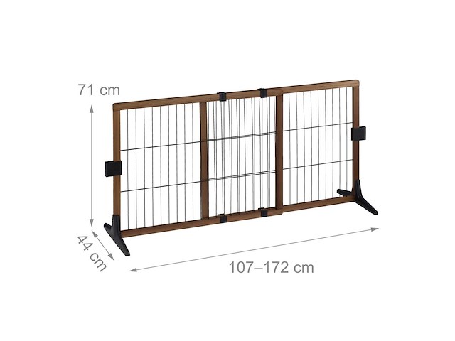 71 cm hoog veiligheidshek - afbeelding 4 van  7