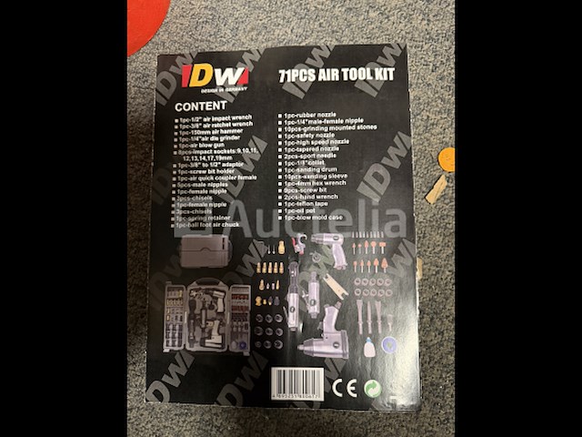 71 delige pneumatische gereedschaps set - afbeelding 10 van  12