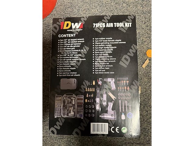 71 delige pneumatische gereedschaps set - afbeelding 6 van  12