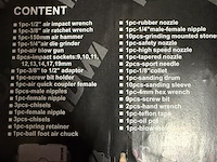 71 delige pneumatische gereedschaps set - afbeelding 7 van  12