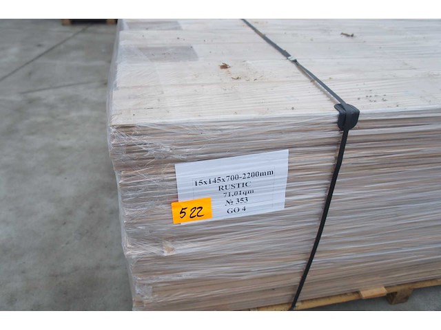 71,01 m² massief eiken parket 15mm - afbeelding 3 van  7