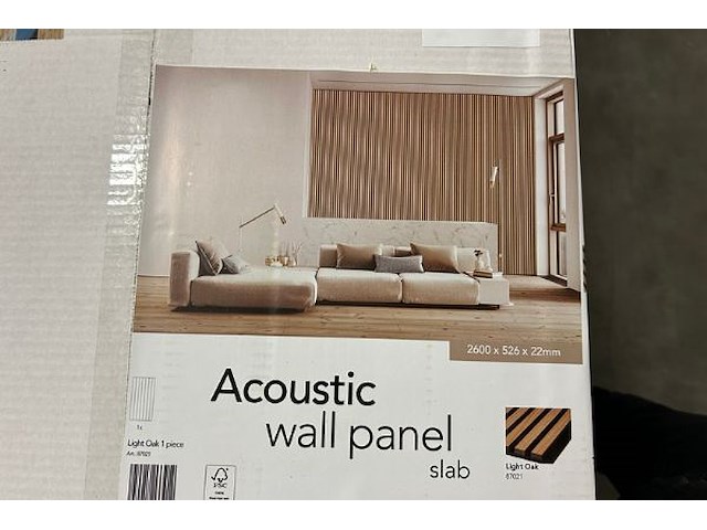 72 akoestische wandpanelen - afbeelding 2 van  3
