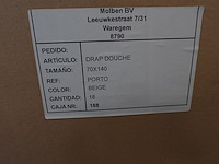 72x douchehanddoek beige - afbeelding 5 van  5