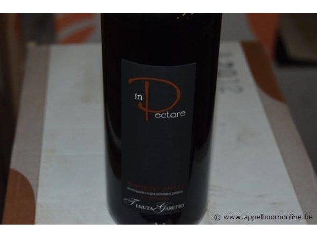 72x fles rode wijn, tenuta garetto, in pectore barbera d'asti superiore, 2012, 375ml - afbeelding 2 van  4
