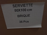 72x handdoek brique - afbeelding 4 van  5