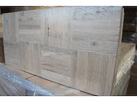 73,62 m² massief eiken mozaiekparket - afbeelding 1 van  5