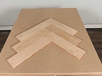 75 m2 parket eiken visgraat onbehandeld multiplank - 480 x 120 x 14,8 mm - afbeelding 3 van  4