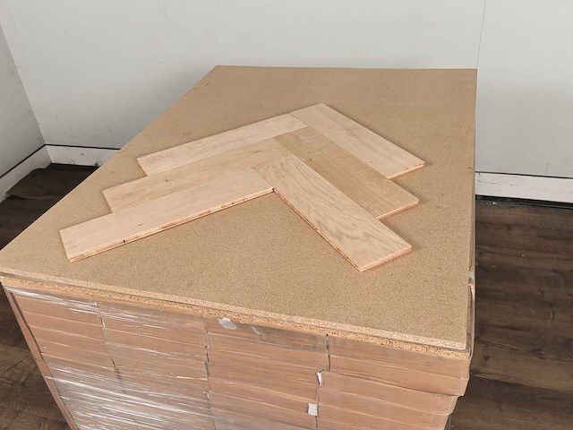 75 m2 parket eiken visgraat onbehandeld multiplank - 480 x 120 x 14,8 mm - afbeelding 4 van  4