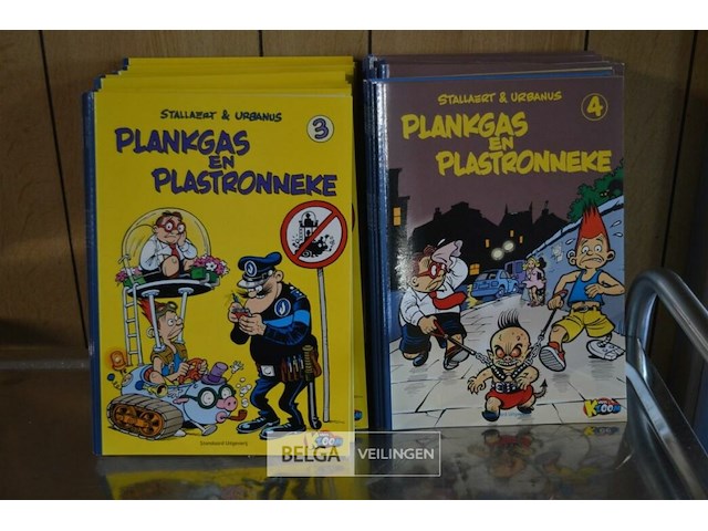 ±75 stripverhalen ; plankgas en plastronneke - afbeelding 1 van  3
