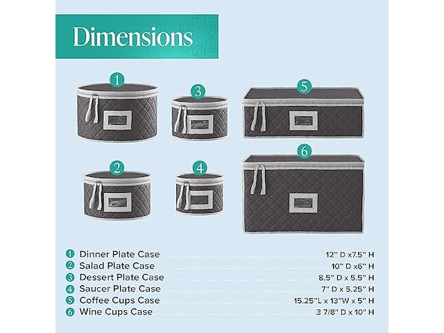 75 x woffit servies opbergset - afbeelding 3 van  4