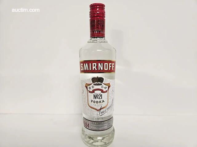(750x) fles(sen) smirnoff wodka - afbeelding 1 van  4
