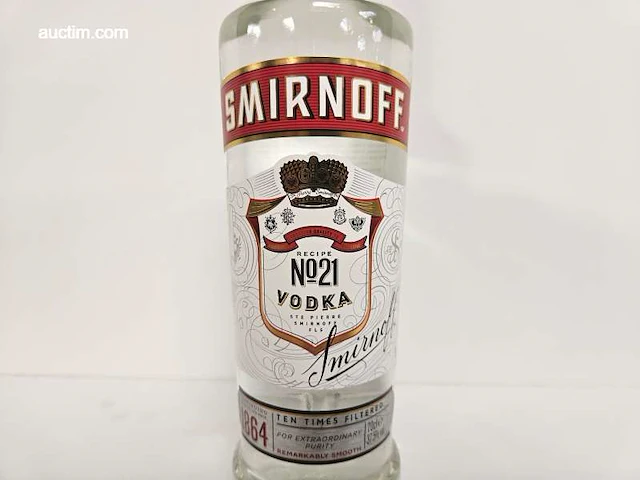 (750x) fles(sen) smirnoff wodka - afbeelding 2 van  4