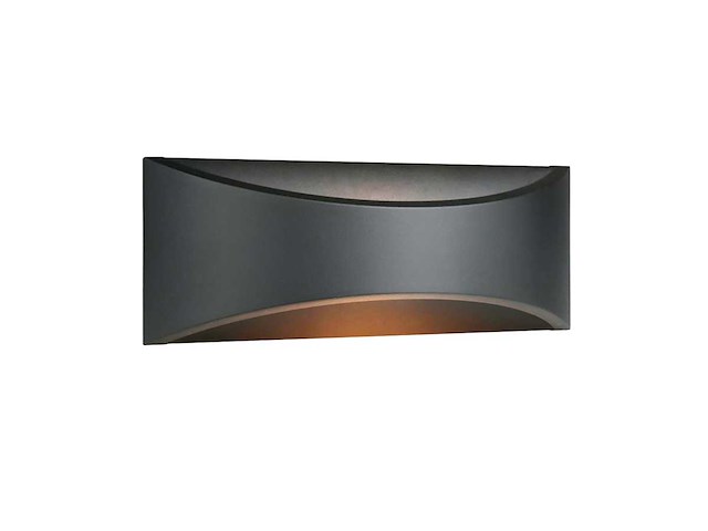 7.5w led wandlamp design zand zwart warm wit(8x) - afbeelding 4 van  9