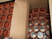 76 x muurdoorvoer bezand 110mm / 30 cm - afbeelding 2 van  2