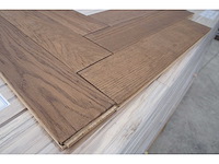 76,05 m² massief eiken visgraat 20mm clay oil - afbeelding 5 van  8