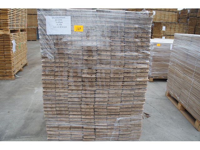 76,05 m² massief eiken visgraat 20mm clay oil - afbeelding 5 van  7