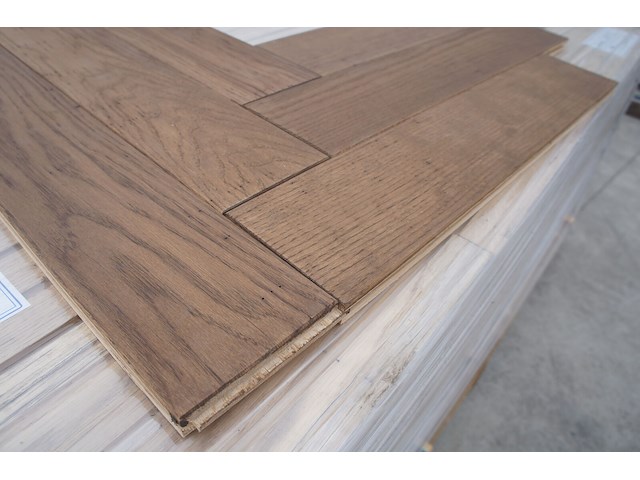 76,05 m² massief eiken visgraat 20mm clay oil - afbeelding 5 van  8