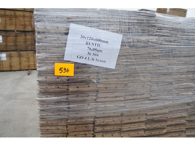 76,05 m² massief eiken visgraat 20mm clay oil - afbeelding 7 van  8