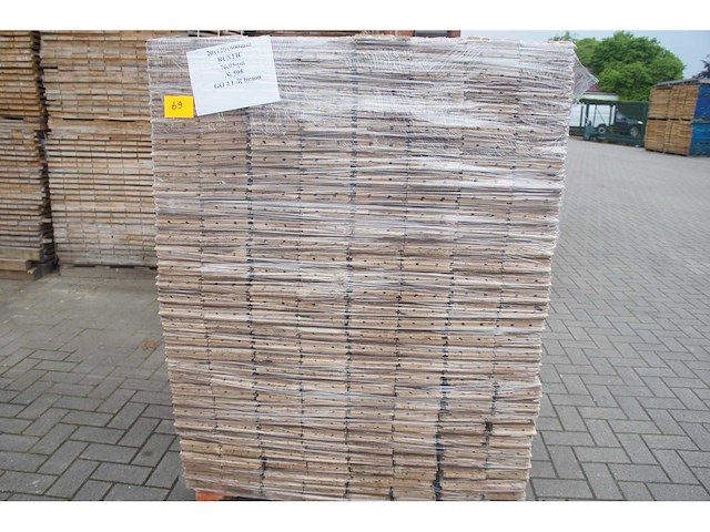 76,05 m² massief eiken visgraat 20mm clay oil - afbeelding 4 van  6