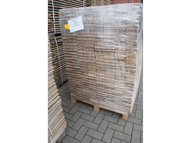 76,05 m² massief eiken visgraat 20mm graphit oil - afbeelding 3 van  5