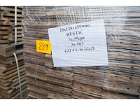 76,05 m² massief eiken visgraat 20mm graphit oil - afbeelding 4 van  5