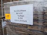 76,05 m² massief eiken visgraat 20mm graphit oil - afbeelding 6 van  7