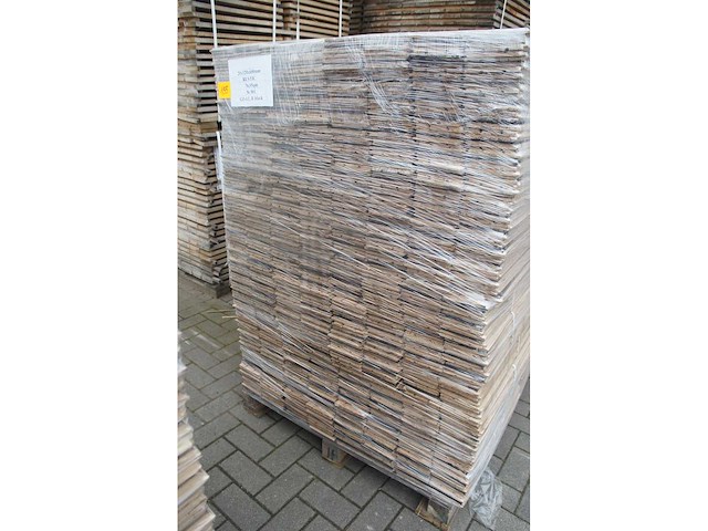 76,05 m² massief eiken visgraat 20mm graphit oil - afbeelding 5 van  7