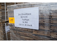 76,05 m² massief eiken visgraat 20mm graphit oil - afbeelding 6 van  7