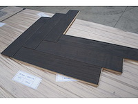 76,05 m² massief eiken visgraat 20mm graphit oil - afbeelding 4 van  9