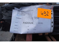 7,65 m² padouk gevelbekleding - afbeelding 5 van  5