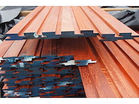 7,65 m² padouk gevelbekleding - afbeelding 3 van  5