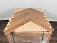 77 m2 parket eiken visgraat mutliplank - 660 x 110 x 14 mm - afbeelding 2 van  2