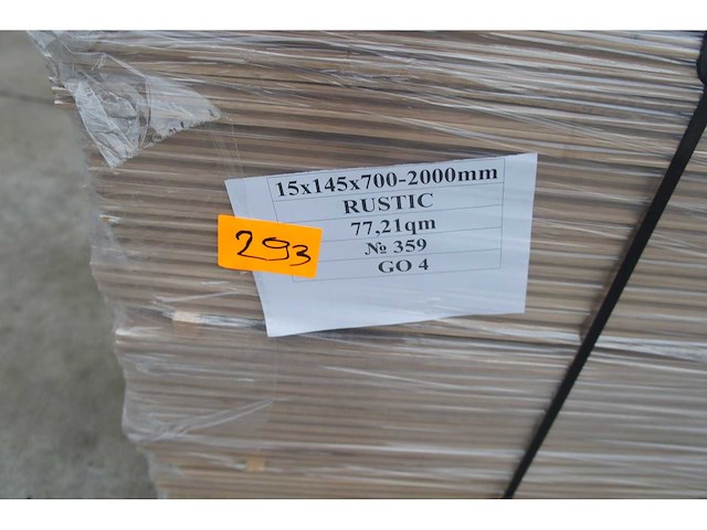 77,21 m² massief eiken parket 15mm - afbeelding 2 van  7
