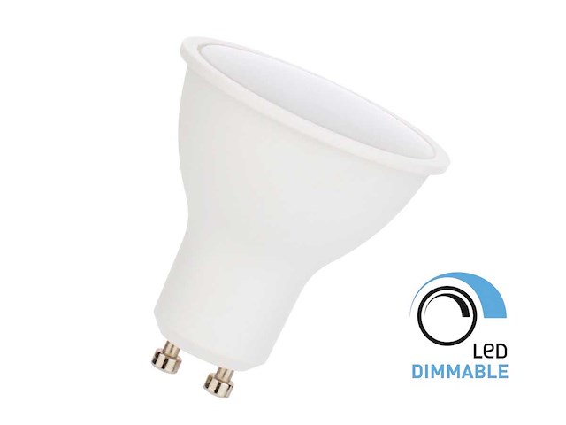 7w gu10 led spot dimbaar 6000k (100x) - afbeelding 1 van  2