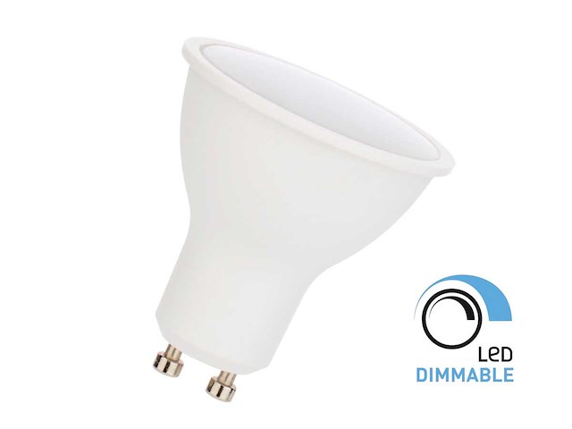 7w gu10 led spot dimbaar 6000k(100x) - afbeelding 1 van  2