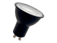 7w gu10 led spot met lens 3000k zwart (50x) - afbeelding 1 van  2