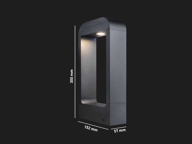 7w led tuinlamp 30cm (40x) - afbeelding 6 van  7