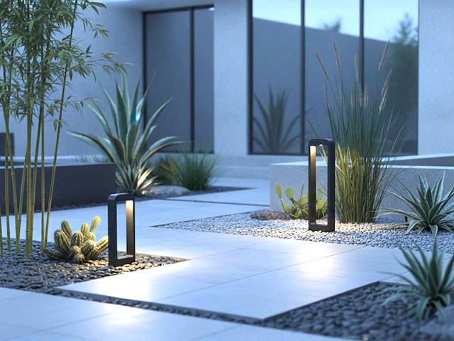 7w led tuinlamp 60cm (4x) - afbeelding 1 van  8