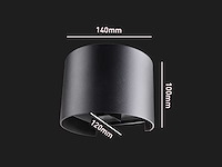 7w led wandlamp duo licht verstelbaar waterdicht(80x) - afbeelding 7 van  8