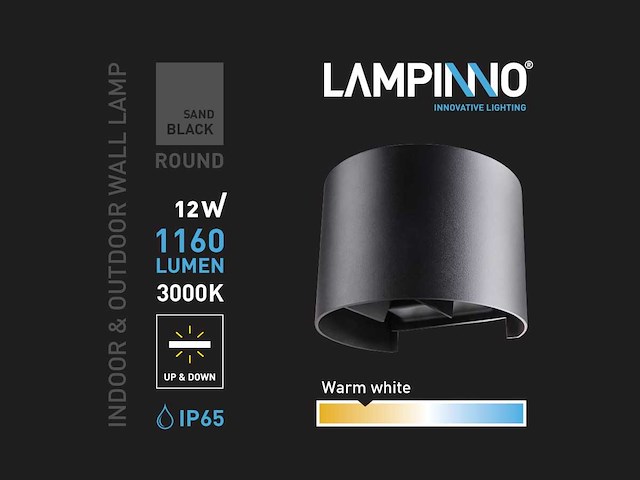 7w led wandlamp duo licht verstelbaar waterdicht(80x) - afbeelding 3 van  11
