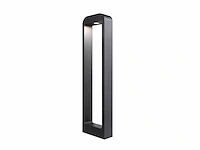 7w led zand zwart tuinlamp 60cm warm wit(32x) - afbeelding 2 van  8