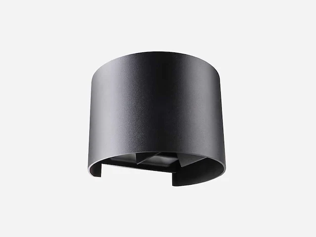 7w led zwart wandlamp rond duo licht verstelbaar waterdicht(40x) - afbeelding 10 van  11