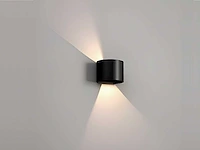 7w led zwart wandlamp rond duo licht verstelbaar waterdicht(80x) - afbeelding 4 van  11
