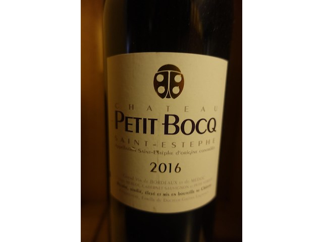 7x 1,45l chateau petit-bocq saint-estephe 2016 - afbeelding 2 van  3