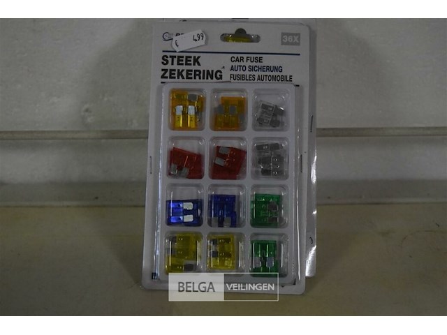 7x 36pcs autozekeringsset - afbeelding 1 van  3