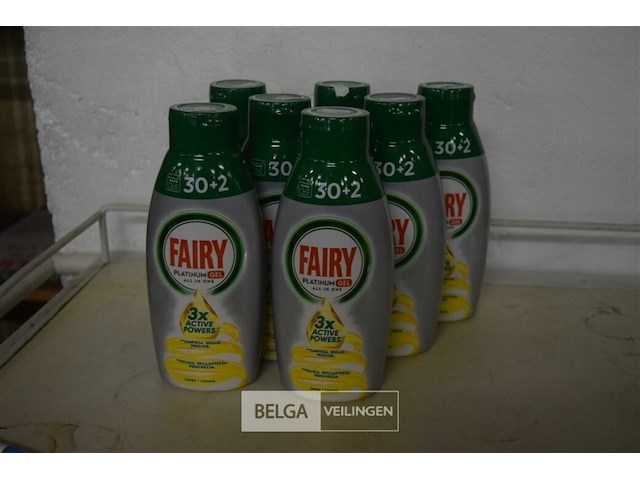 7x 650 ml fairy platinum gel - afbeelding 1 van  3