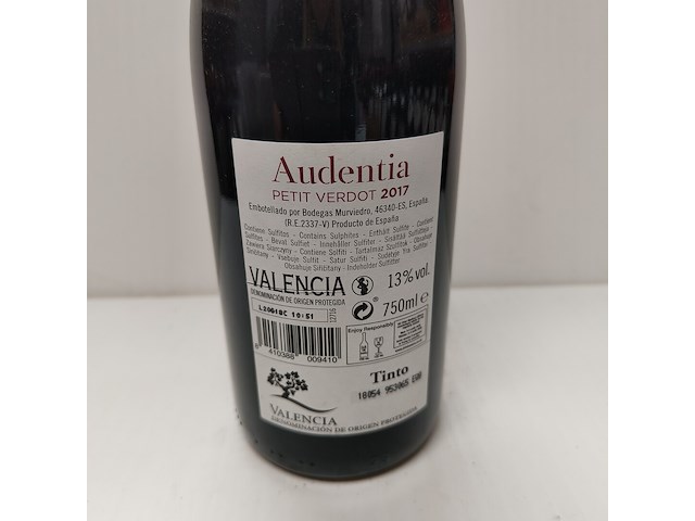 7x 75cl audentia - afbeelding 2 van  2