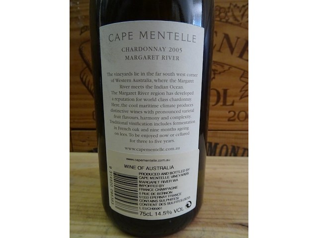 7x 75cl cape mentelle 2005 - afbeelding 3 van  4