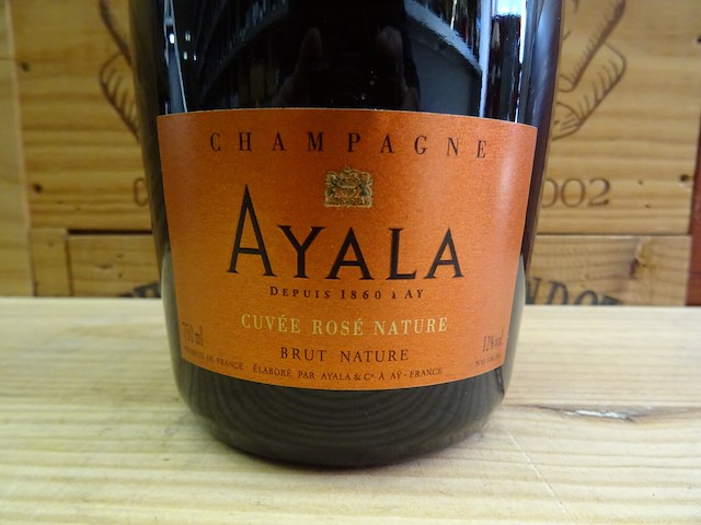 7x 75cl champagne ayala cuvée rosé nature - afbeelding 2 van  4