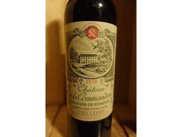 7x 75cl chateau de la commanderie 2018 - afbeelding 2 van  3